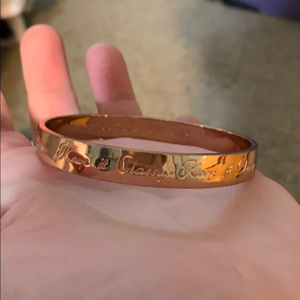 Keep it Classy- Brooks Brothers- Rosegold Bangle